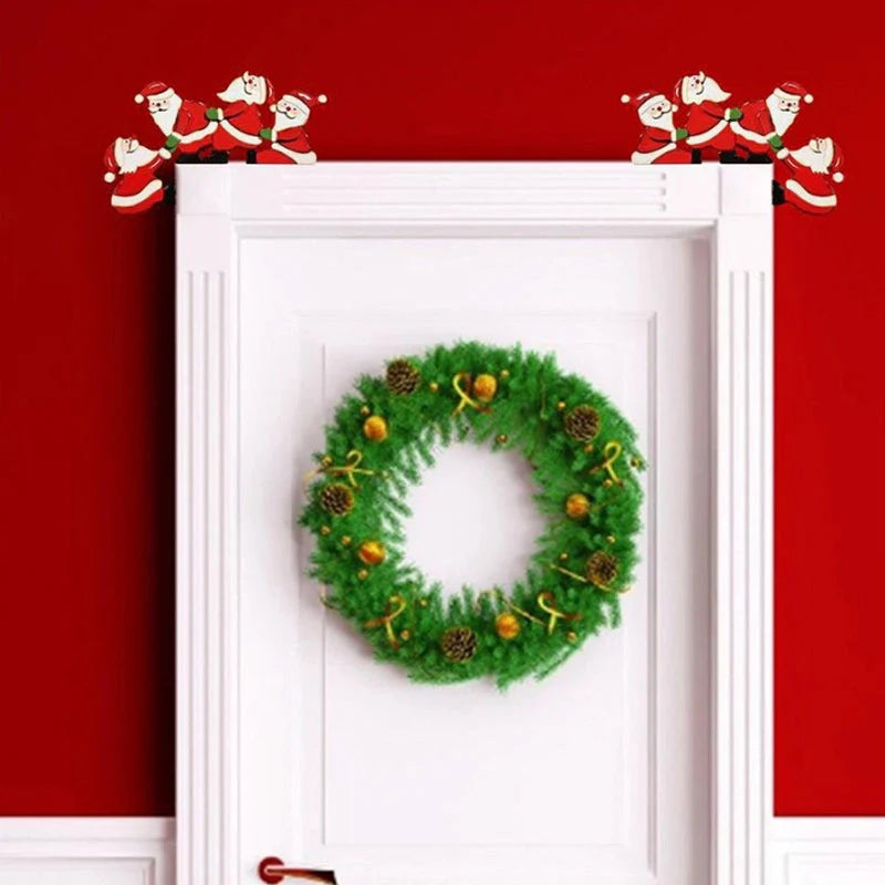 Weihnachtliche Türrahmen-Deko – Festlicher Charme für dein Zuhause!
