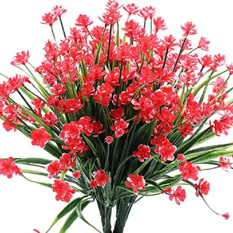 Künstliche Außenblumen im Doppelstrauß