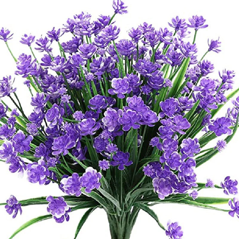 Künstliche Außenblumen im Doppelstrauß