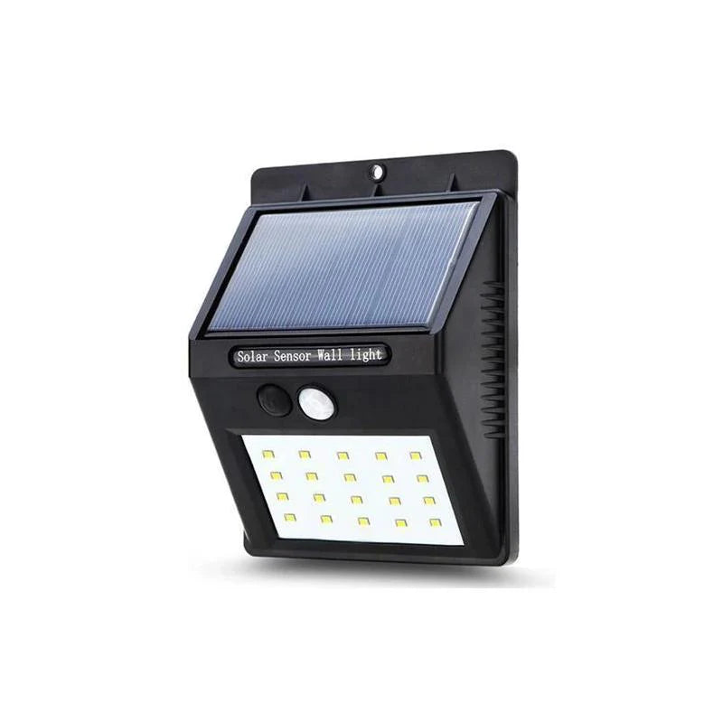 Superhelle Solar Wandleuchten mit Bewegungssensor – 20er Set