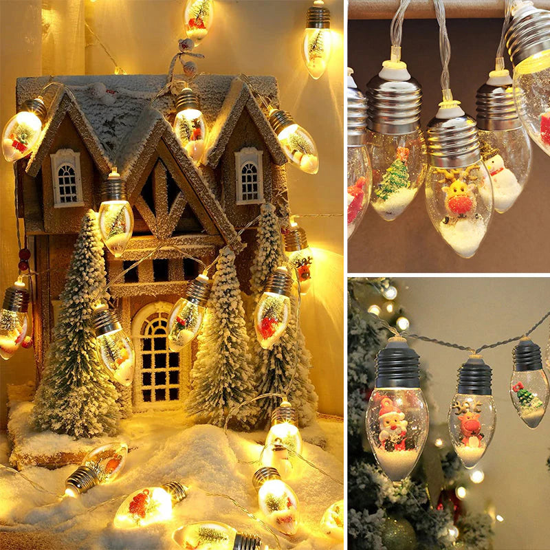 Festliche LED-Weihnachtslichterkette – Magisches Licht für die Feiertage