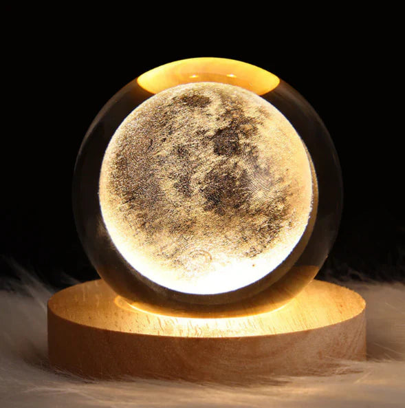 Kristalllicht Lampe – Magisch, Gemütlich, Nachhaltig