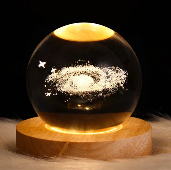 Kristalllicht Lampe – Magisch, Gemütlich, Nachhaltig