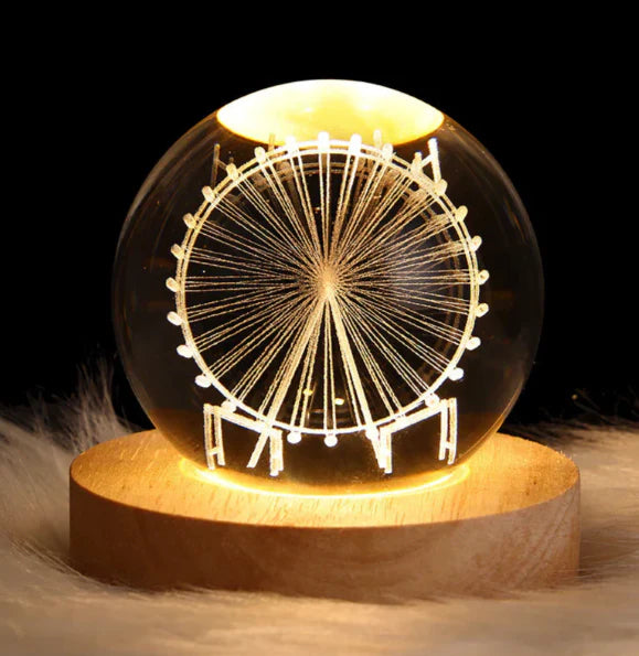 Kristalllicht Lampe – Magisch, Gemütlich, Nachhaltig