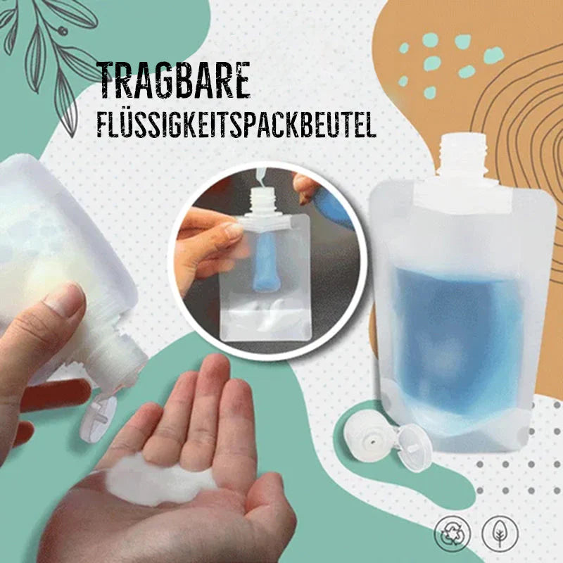 Praktische Reise-Flüssigkeitsbeutel – 10er-Set für unterwegs