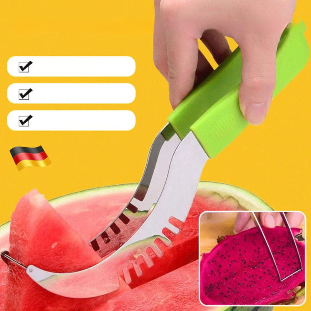 Vielseitiger Edelstahl-Obstschneider
