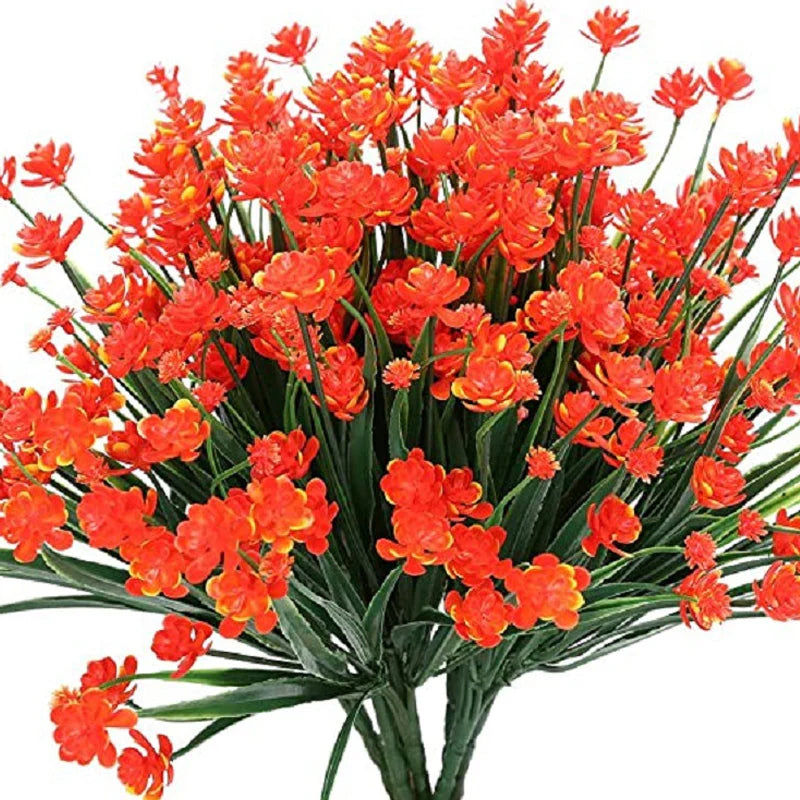 Künstliche Außenblumen im Doppelstrauß