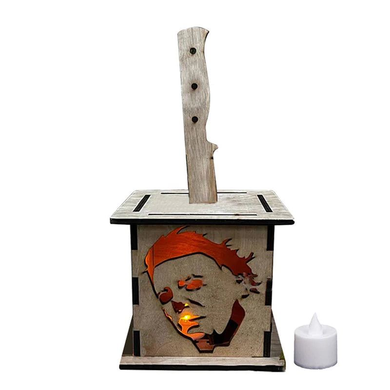 GruselJack – Holzlaterne für schaurige Halloween-Deko