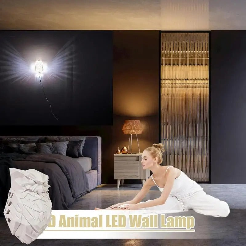 Vogel Wandlampe