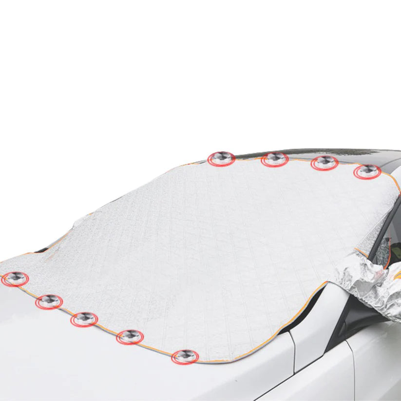 Magnetische Auto-Windschutzscheibenabdeckung für den Winter
