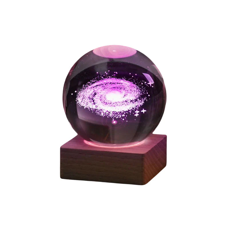 SternenGlanz – 3D Kristallkugel mit LED-Licht