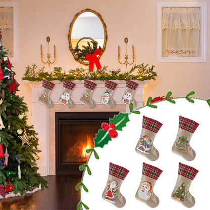 Personalisierbare Weihnachtssocke – Kreativ & Festlich