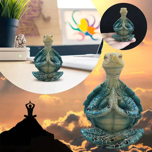 Zen-Schildkrötenfigur für Meditation & Wohnkultur