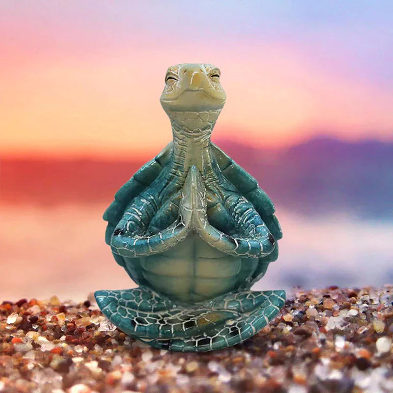 Zen-Schildkrötenfigur für Meditation & Wohnkultur