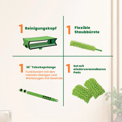 Flexibler Deckenventilator-Reiniger – Staubfrei ohne Mühe
