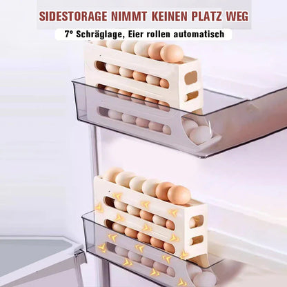 Vierstufiges Eier-Organizer-Regal