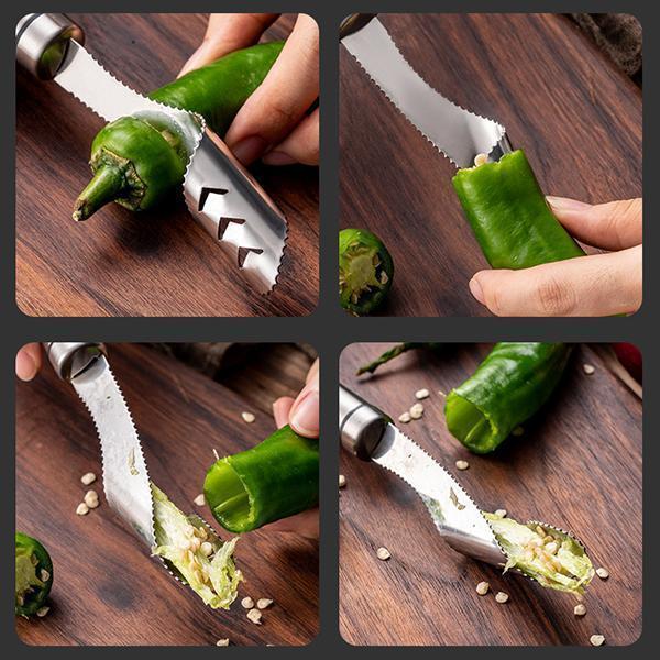 Edelstahl Samenentferner für Gemüse und Obst