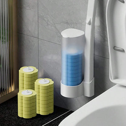 Einweg-Toilettenbürste mit Nachfüllköpfen