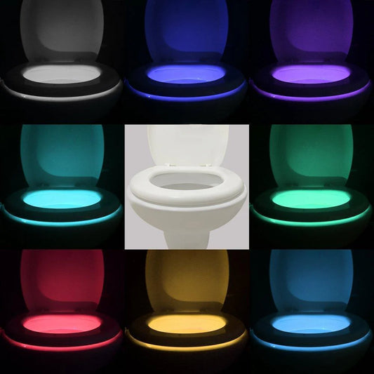 LED-Toilettenlicht mit UV-Sterilisation – 16 Farben