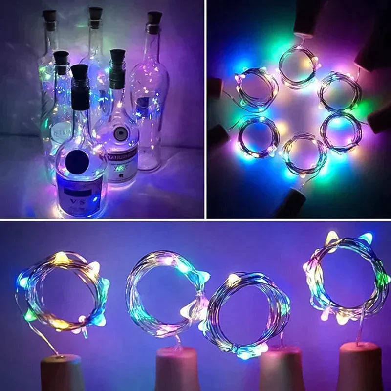 Flaschenkorken LED-Lichter – Verleihe alten Flaschen ein magisches Leuchten!