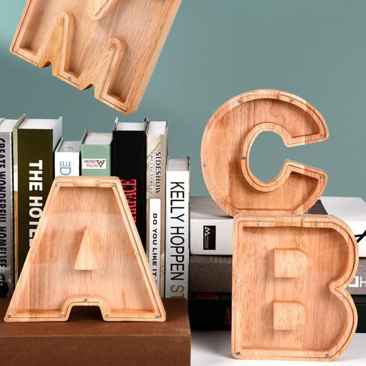 Personalisierbare Buchstaben-Spardose – Lernen & Sparen kombiniert
