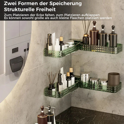 Drehbares Wand-Eckregal – Platzsparende Aufbewahrung
