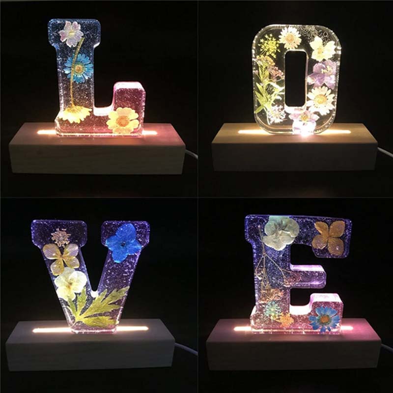 Blumenlicht aus Kunstharz – Natürlicher Glanz für dein Zuhause!