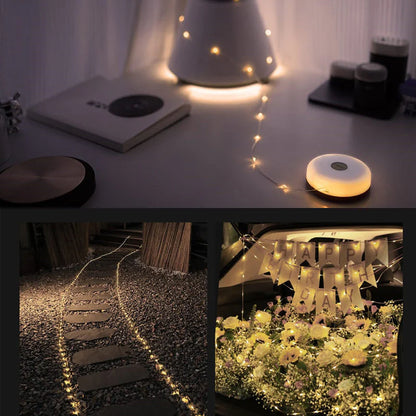 Vielseitige tragbare Lichterkette (10m)
