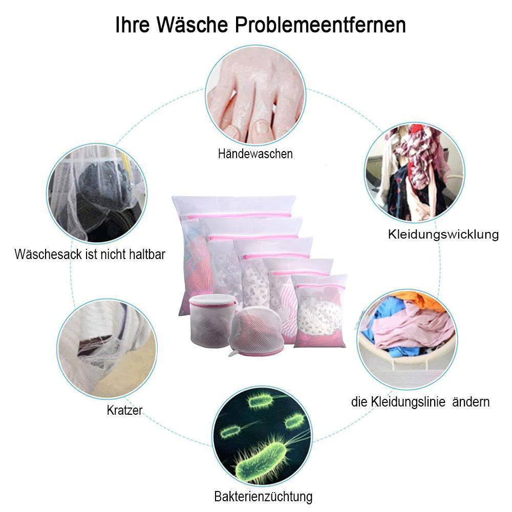 Waschnetz-Set für Kleidung, 7-teilig