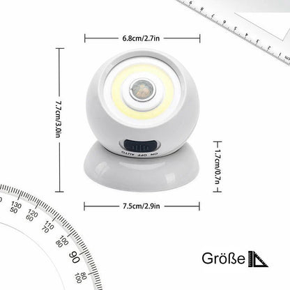 LED-Sensorlicht mit Magnet-Halterung