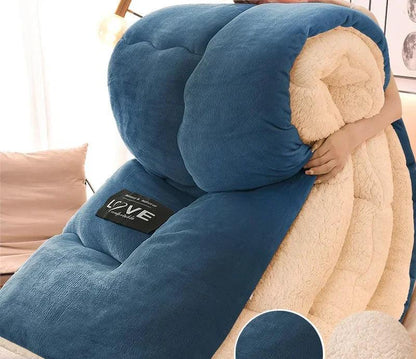 Luxuriöse Winterdecke mit doppellagigem Flanellfleece