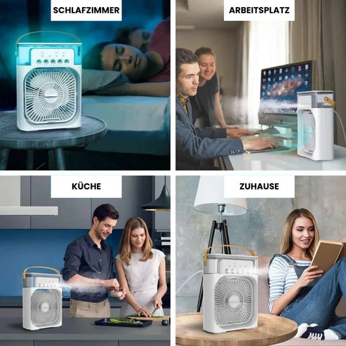 Kompakte Mini-Kühlung mit Licht und Timer