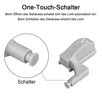 Praktische LED Scharnierbeleuchtung (10er Set)