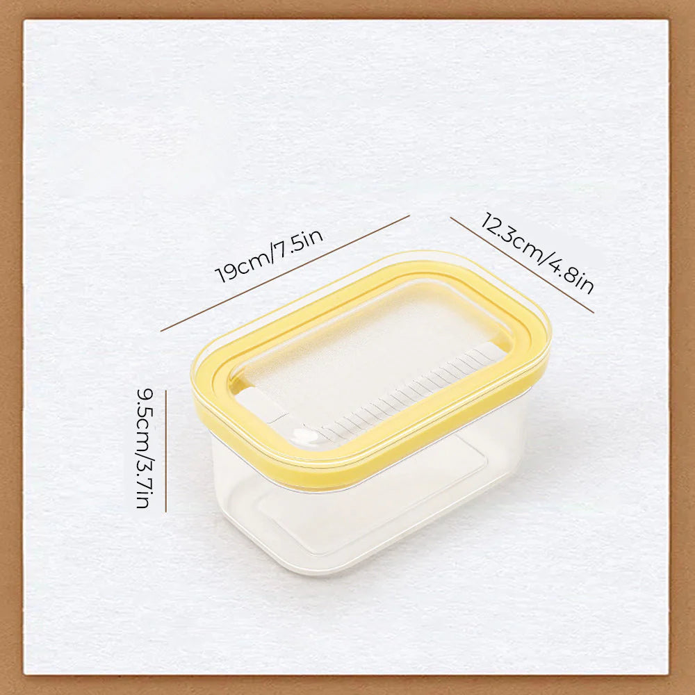 Butterdose mit integriertem Schneidesystem