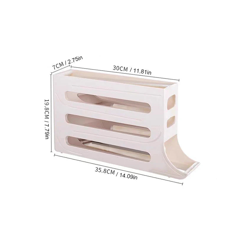 Vierstufiges Eier-Organizer-Regal