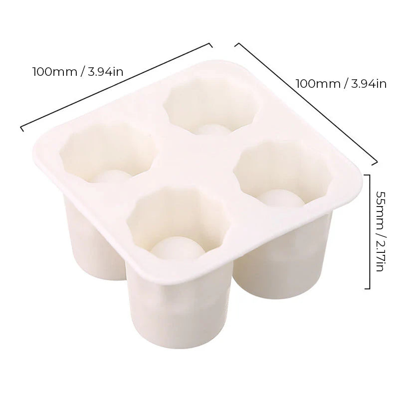 Eisige Shotform – Wiederverwendbare Eisglas-Form