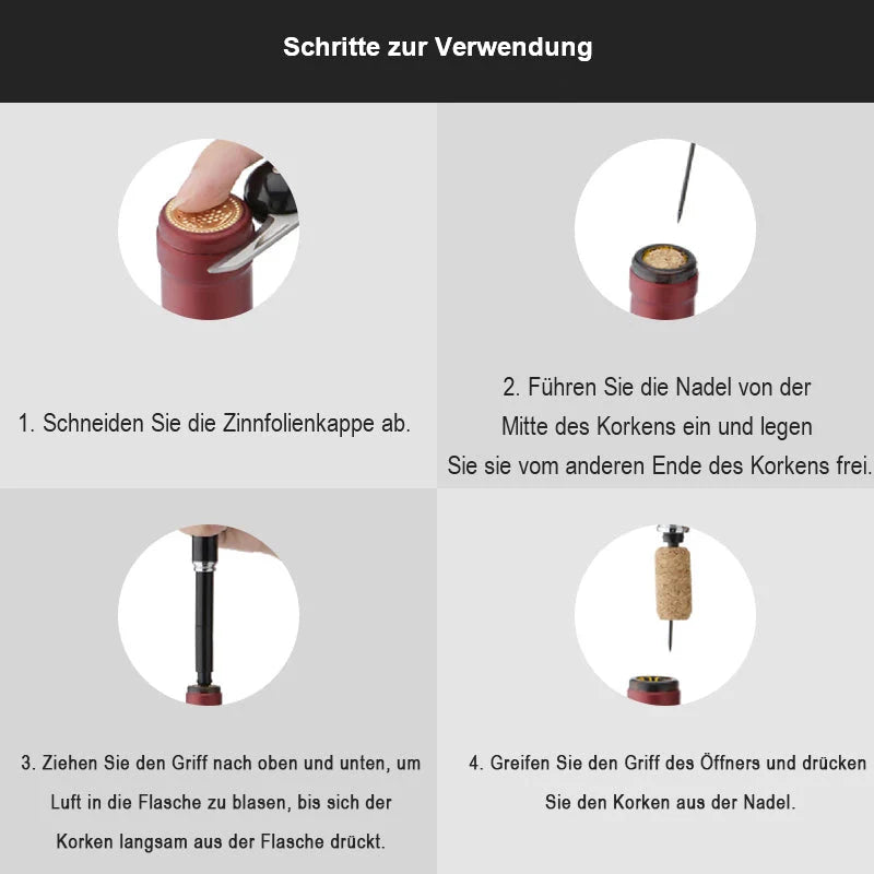 Druckluft-Korkenzieher