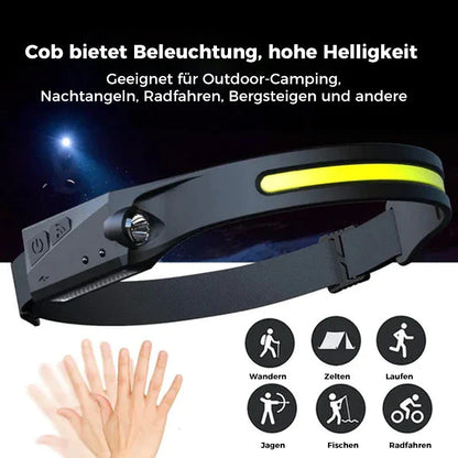 Wiederaufladbare USB Stirnlampe