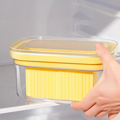 Butterdose mit integriertem Schneidesystem