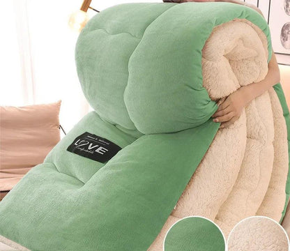 Luxuriöse Winterdecke mit doppellagigem Flanellfleece