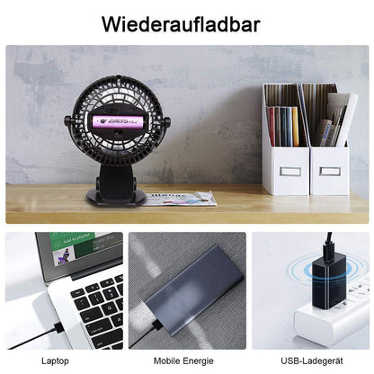 Kabelloser 360° Mini-Lüfter – Flexibler Begleiter für jede Gelegenheit