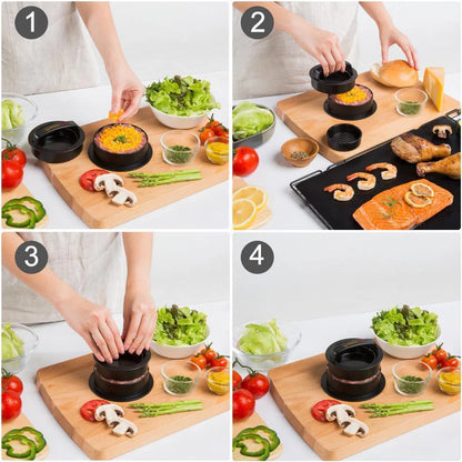 Perfekte Burgerpresse