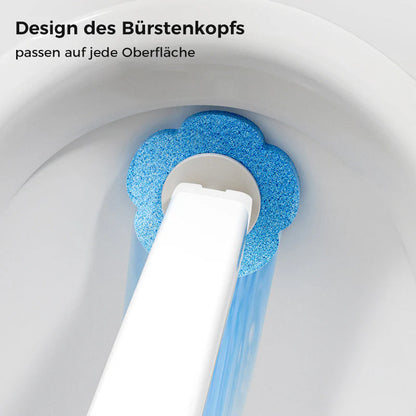 Einweg-Toilettenbürste mit Nachfüllköpfen