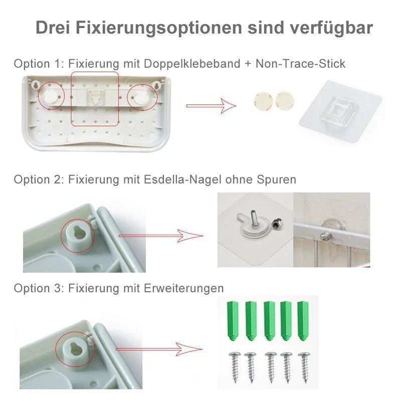Wandregal für Schuhe mit integriertem Halter
