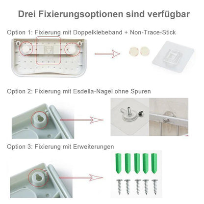Wandregal für Schuhe mit integriertem Halter