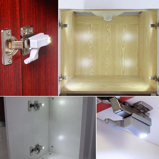 Praktische LED Scharnierbeleuchtung (10er Set)