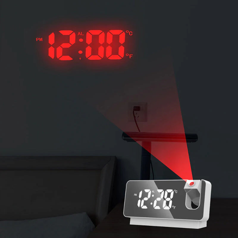ZeitWurf – Digitale Projektionsuhr für Wand & Decke