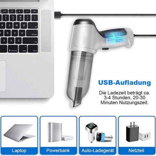 Kabelloser 3-in-1 Mini-Handstaubsauger
