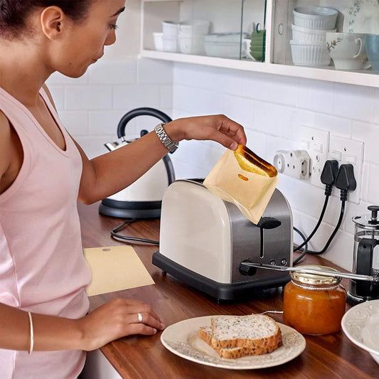 Wiederverwendbare Antihaft-Toaster-Taschen, 5er-Pack