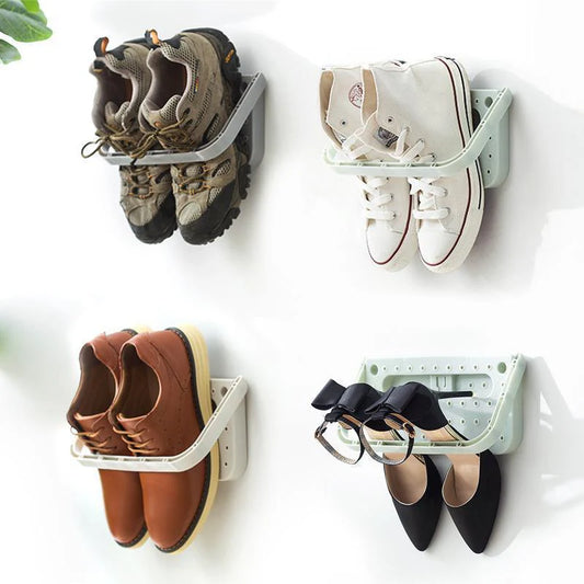 Wandregal für Schuhe mit integriertem Halter